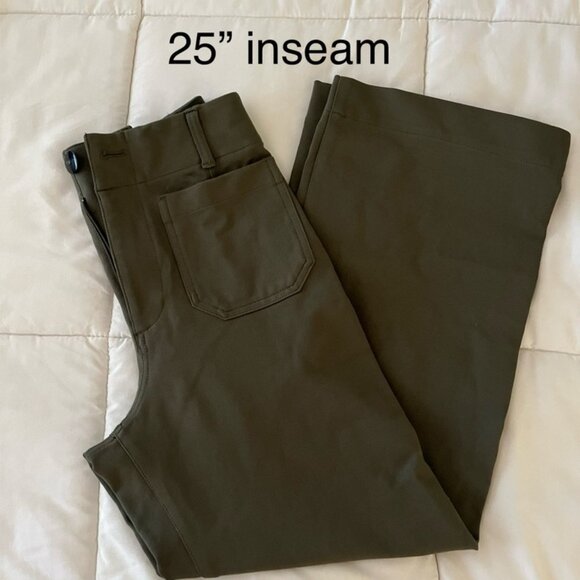 Maeve by Anthropologie Collette Wide Leg Crop Pants - Picture 1 of 8